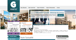 Desktop Screenshot of grenoble-habitat.fr