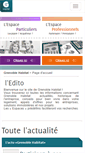 Mobile Screenshot of grenoble-habitat.fr