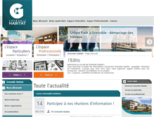 Tablet Screenshot of grenoble-habitat.fr